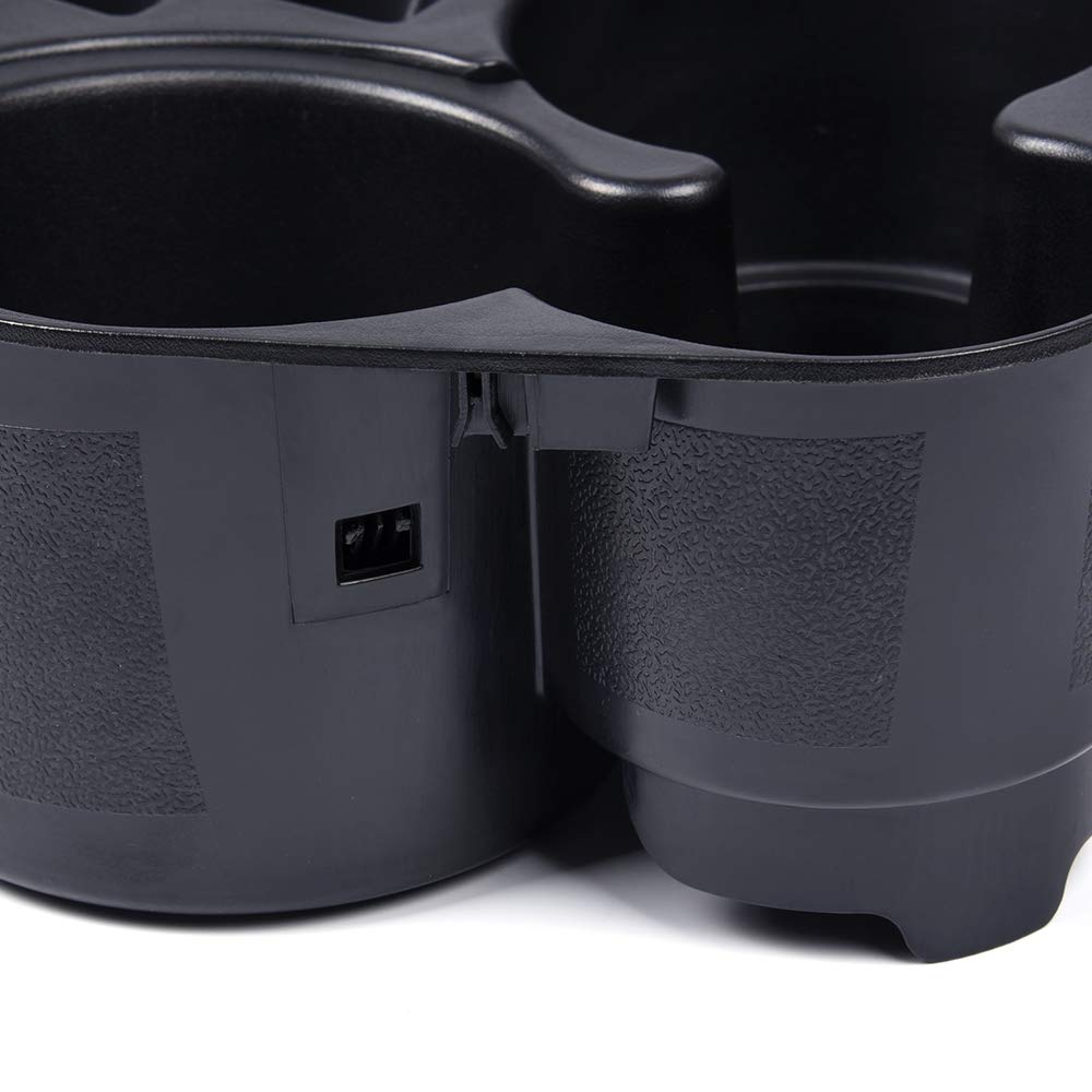 G-PLUS Center Console Cup Holder & Liner Black Compatible with Nissan Altima 2007-2012