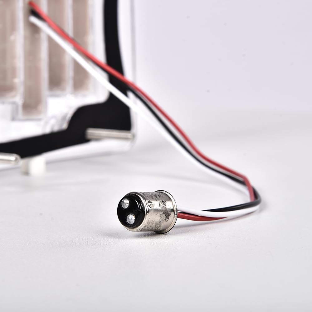 G-PLUS 1Pair Amber LED Turn Signal Lights Compatible with Kenworth 2008 & Older K300 T300 T330 T600 Front LH & RH Side Marker Turn Signal Corner Lights Parking Lights Assembly K256-509 P54-1038 White