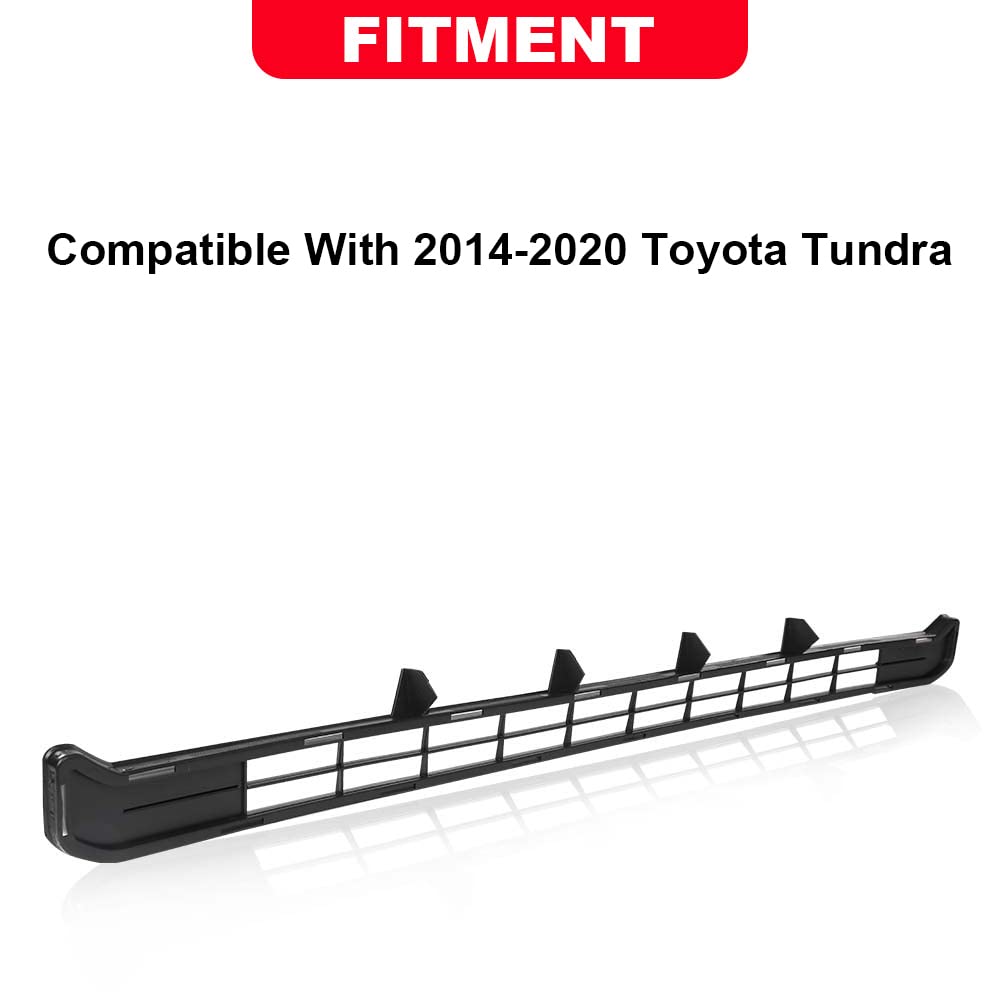 G-PLUS Front Bumper Grille Compatible with 2014-2021 Toyota Tundra Bumper Lower Grille Insert 531120C020 TO1036147