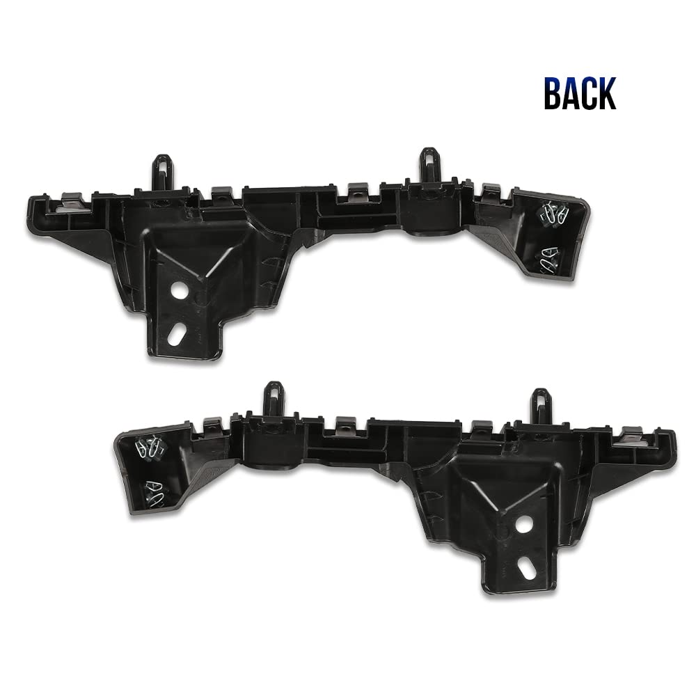 G-PLUS Front Bumper Retainer Bracket 2pcs Compatible with 2018-2022 Chevy Equinox Front LH and RH Bumper Retainer Support Brackets 84293394, GM1043141, 84293393, GM1042141