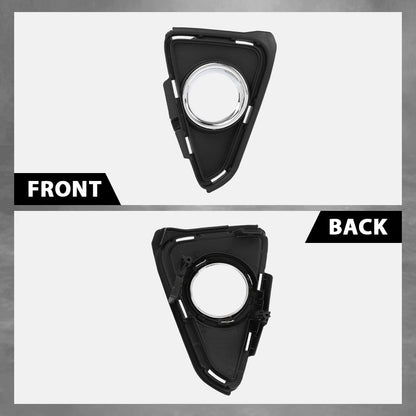 G-PLUS Fog Light Bezel Lamp Trim w/Chrome Right Passenger Compatible with Toyota RAV4 2016-2018 520300R030
