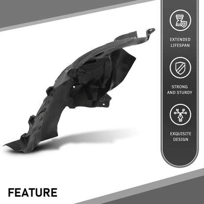 G-PLUS Front Left Side Fender Liner Compatible with Benz E400 2015-2017,Fit Benz E550 2014-2017,Fit Benz E350 2014 MB1248176