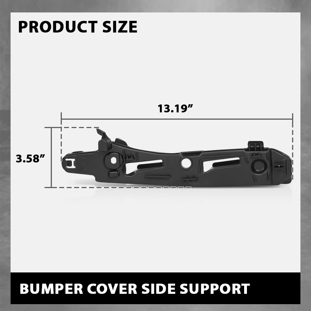 G-PLUS Bumper Side Support Bracket Retainer, Compatible with Porsche Cayenne 2015-2018, 958-505-050-01, 95850505001