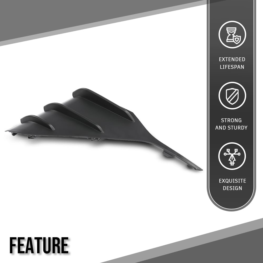 G-PLUS Front Bumper Blanking Cover Right Side Fog Light Cover Fit Hyundai Elantra Blue Hybrid, Limited, Limited Hybrid, SE, SEL 1.6L L4 - Electric/Gas, 2.0L L4 - Gas 2024 86564AACD0, 86564AACC0 Black