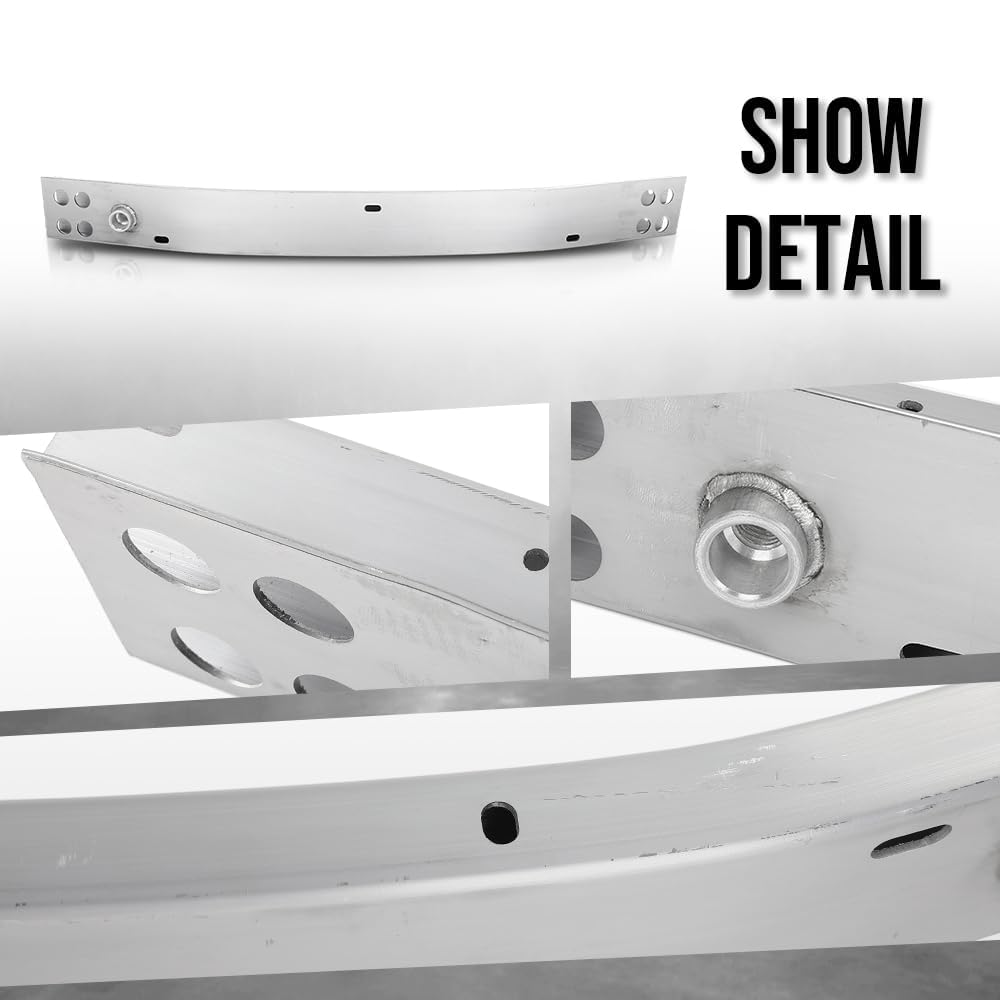 G-PLUS Front Bumper ReinForcement Compatible with Buick LaCrosse (submodel: Base, Essence, Preferred, Premium) 2017 2018 2019 Fit Buick LaCrosse Avenir 2018 2019 23410397, GM1006696 Silver