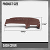G-PLUS TPE Dash Cover Dashboard Compatible with Chevy & GMC Truck C/K 1500 1997-1999 Fit Chevy & GMC Truck C/K 2500/3500 1997-2000 Red