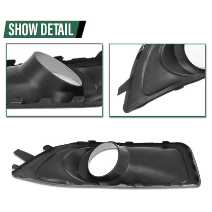 G-PLUS Fog Light Trim Set Left & Right w/Fog Light Hole Compatible with Subaru Outback 2.5i Sport 2010,Fit Subaru Outback 2.5i Touring 2012 57731AJ42A