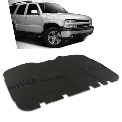 G-PLUS Hood Insulation Pad 1/2" with Clips Compatible with Chevy Tahoe 2000-2006/Fit Chevy Suburban 1500 2500 2000-2006