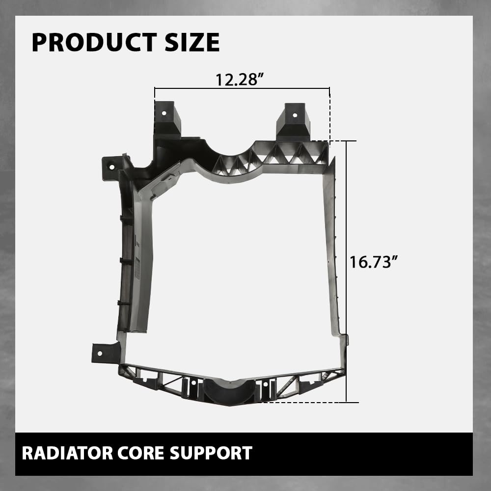 G-PLUS Radiator Core Support Rear Deflector Left Right Compatible with Land Rover Range Rover 2013-2022,Fit Land Rover Range Rover Sport 2014-2022,Fit Land Rover Discovery 5 2017-2023