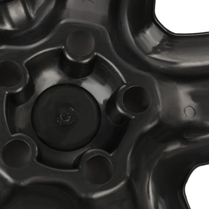 G-PLUS Wheel Skins Hub Caps Full Rim Covers 17" Compatible with 2006-2012 Toyota RAV4,Auto Tire Replacement Exterior Chrome Wheels Cap Cover with 5 Spoke Black (1PC)