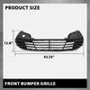 G-PLUS Front Bumper Grille Grill Compatible with Ve.loster 2012-2017 865602V000, HY1036126
