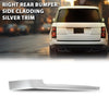 G-PLUS Right Rear Bumper Side Cladding Silver Trim Compatible with Range Rover 2013-2022
