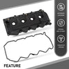 G-PLUS Engine Valve Cover w/Gasket Compatible with Nissan Navara D22 D40 YD25 Engines 13264-VM00A
