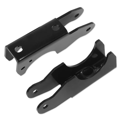 G-PLUS Heavy Duty Rear Lower Shock Mounts On Axle Left&Right Compatible with Ford F250 F350 Super Duty 1999-2004/ Excursion with Visteon Axle 2000-2005 F81Z5B498CA, F81A4A047BB, F81Z5B498BA