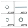 G-PLUS Universal Front Air Ride Bag Brackets Kit Cups 4.5" OD Compatible with Any Cars & Trucks with 4.5" Front Coil Spring Diameter