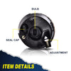 G-PLUS Front Fog Lights Assembly Compatible with 2004-2015 Nissan Titan / 2005-2007 Nissan Armada Clear Lens Driving Fog Lamps Compatible with w/ 889 12V 37.5W Bulbs 2pcs