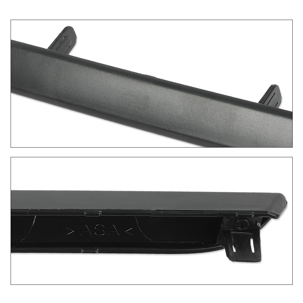 G-PLUS Left & Right Rear Bumper Lower Trim Molding Compatible with Toyota Camry SE XSE 2018 2019 2020 2021 5272306010, 5272406010 Black Bumper Molding Trim Lower 2PCS
