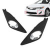 G-PLUS Pair Front Bumper Fog Light Grille Lamp Cover Compatible with Toyota Camry 2012-2014