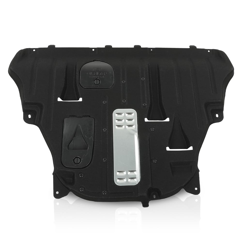 G-PLUS Engine Splash Shield Compatible with Jeep Cherokee 2015 2016 2017 2018 68102261AG CH1228156 Black
