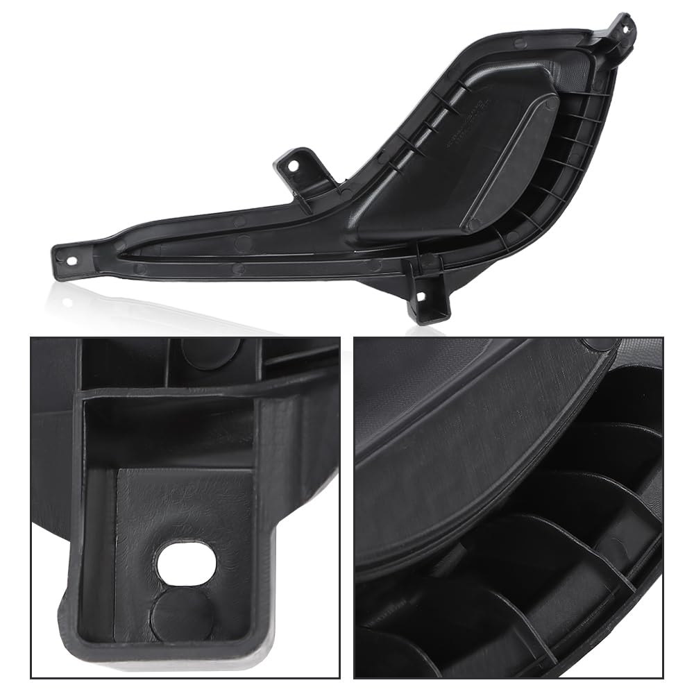 G-PLUS Fog Light Lamp Cover Compatible with 2012-2017 Hyundai Accent 1.6L 1591CC 97Cu.In.L4 GAS DOHC Left & Right 1Pair 865631R000, 865641R000