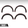 G-PLUS Fender Flares Compatible with Ford Maverick 2022 2023 2024 2025 Front Rear Wheel Eyebrow Fender Trim Smooth Black