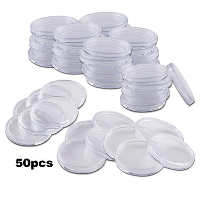 G-PLUS 30.6mm Coin Holders Capsule Fit for JFK Half Dollar w/Box Direct Fit Airtight 50