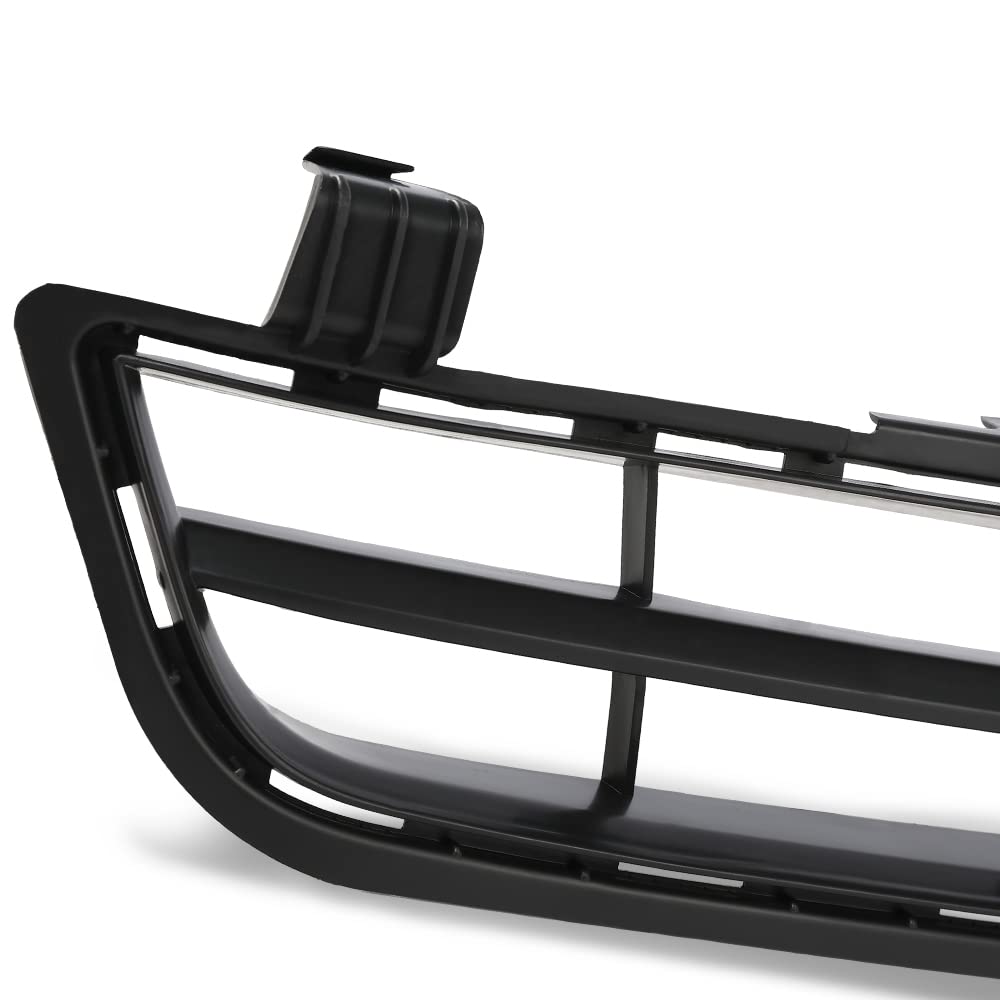 G-PLUS Front Bumper Grille Compatible with Chevy Malibu 2013 Textured Dark Gray Grill Plastic 22869137, GM1036149,