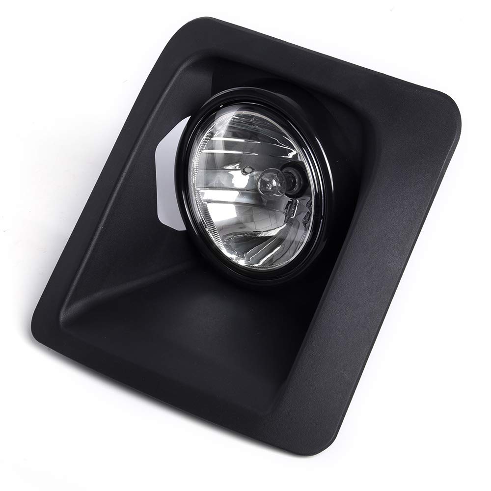 G-PLUS Lens Bumper Driving Fog Lights Lamps Left+Right Compatible with 2014 2015 GMC Sierra 1500 Models Only GM1038169, GM1039169 15839896