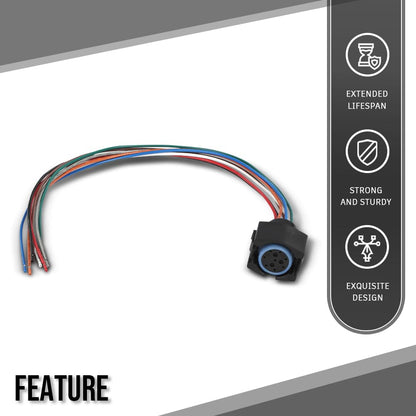 G-PLUS Transmission Wiring Harness Repair Kit Fit Chrysler Dodge Jeep Products with The 42RE 44RE 46RE 47RE A518 Model Automatic Transmissions 1994-2025 12445BK, 350-0062 Black