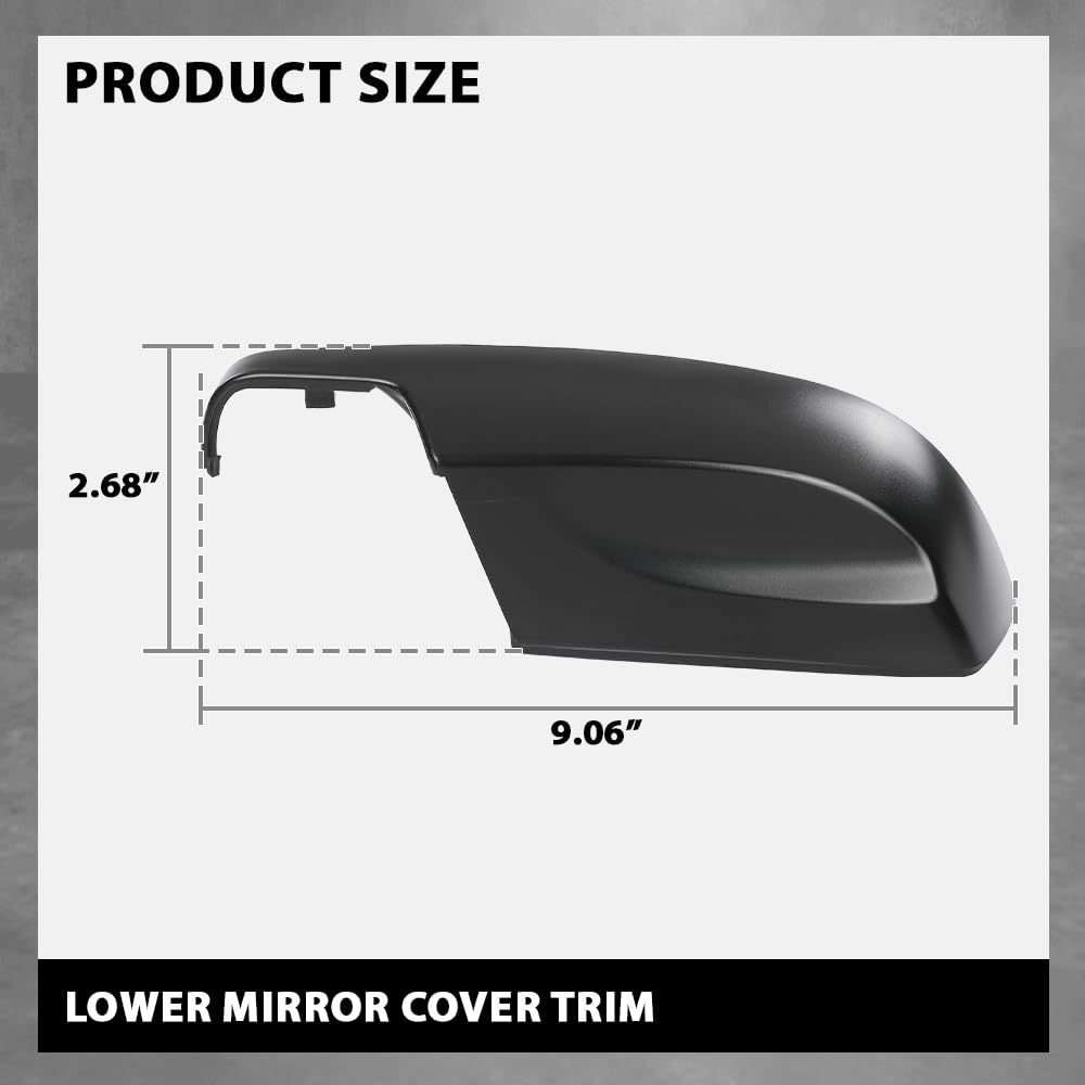 G-PLUS Driver Lower Mirror Cover Trim Fit Subaru Crosstrek/Legacy/Outback 2013-2014,Fit Subaru Impreza(NOT Fit WRX or STI) 2012-2014,91054AJ230