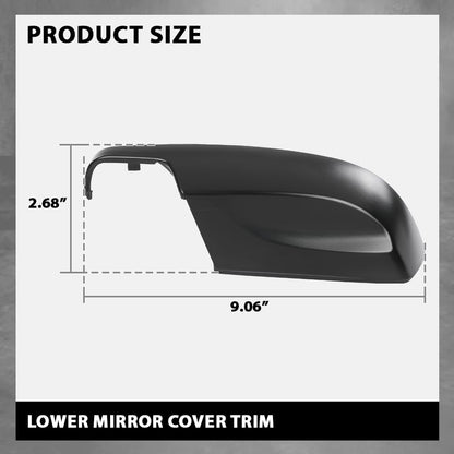G-PLUS Driver Lower Mirror Cover Trim Fit Subaru Crosstrek/Legacy/Outback 2013-2014,Fit Subaru Impreza(NOT Fit WRX or STI) 2012-2014,91054AJ230