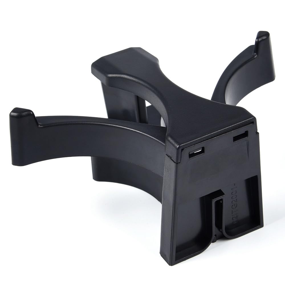 G-PLUS Center Console Cup Holder Divider Insert Compatible with Toyota Tacoma 2005-2010, Fit Sequoia 2008-2018, 5560404010 Black