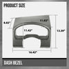 G-PLUS Dash Bezel Trim Instrument Cluster Cover Panel Compatible with Ford F150 2004-2008/Fit Lariat models Gray