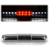G-PLUS LED Third Brake Light Compatible with Chevy Silverado/GMC Sierra 1500 2500 3500 1999-2007 3rd High Mount Stop Lamp, Clear Lens Black Housing, 5978318 16525205 923240