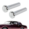 G-PLUS Cars Chrome Door Lock Knobs Pair IN6728Z