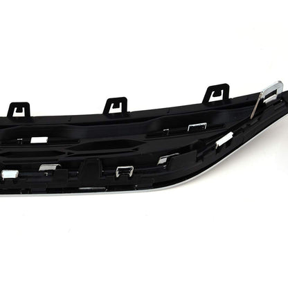 G-PLUS Chrome Front Bumper Upper Grille Assembly Compatible With 2016-2018 Chevy Malibu ABS Honeycomb Mesh Grille Replacement