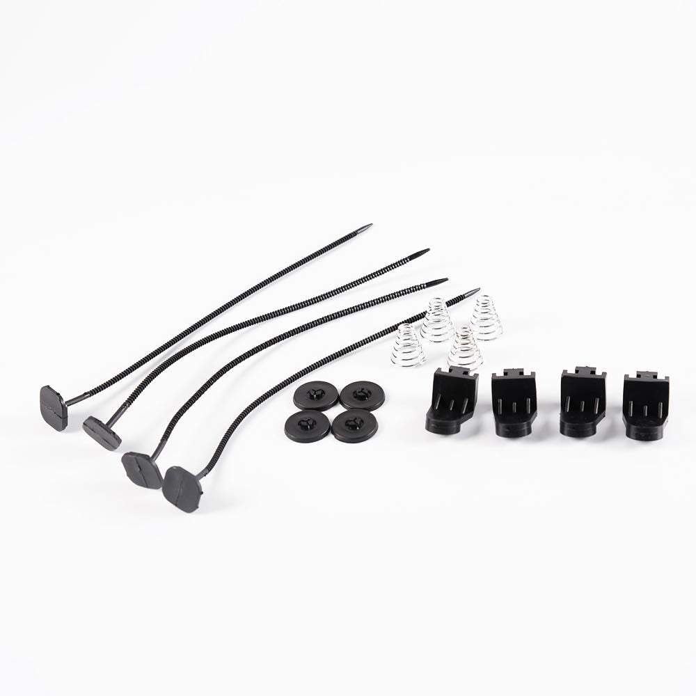 G-PLUS Universal 30 Row AN10 Aluminum Transmission Engine Oil Cooler Kit Black+ 7" Electric Cooling Fan Kit