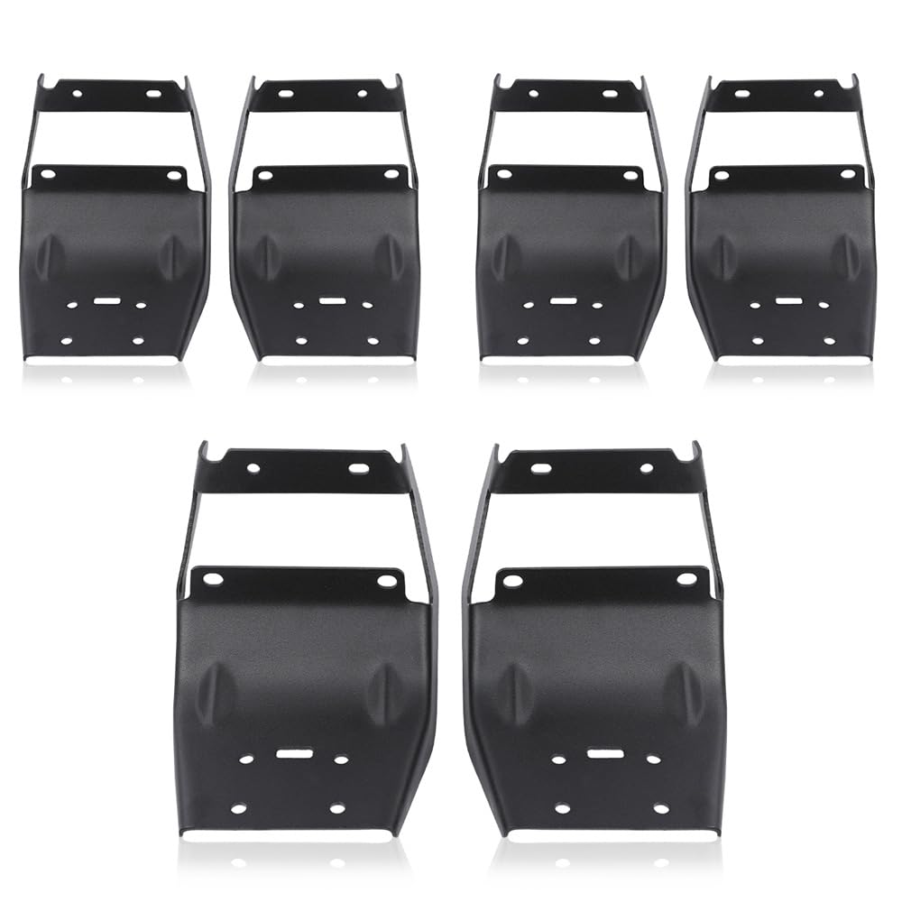 G-PLUS Running Board Mounting Brackets Compatible with Ford F150 2015-2022 Black