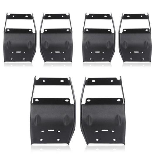 G-PLUS Running Board Mounting Brackets Compatible with Ford F150 2015-2022 Black