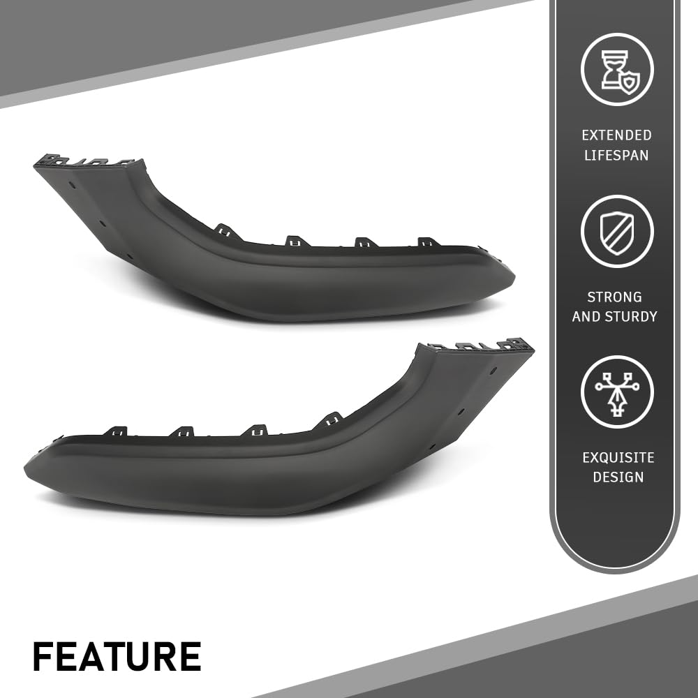 G-PLUS Front Bumper Filler Panel Left & Right Side Pair Compatible with Dodge Ram 1500 2019-2021,Not Fit with Fender Flare,Not Fit Sport Model 68403910AE, 68403911AE