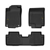 TPE Floor Mats Fit Honda CR-V LX EX SE 2012-2016 (Not Fit Touring & EX-L) 1st & 2nd Row Truck Accessories Cargo Liners All Weather Protection 3pcs Black Alfombras para Carro