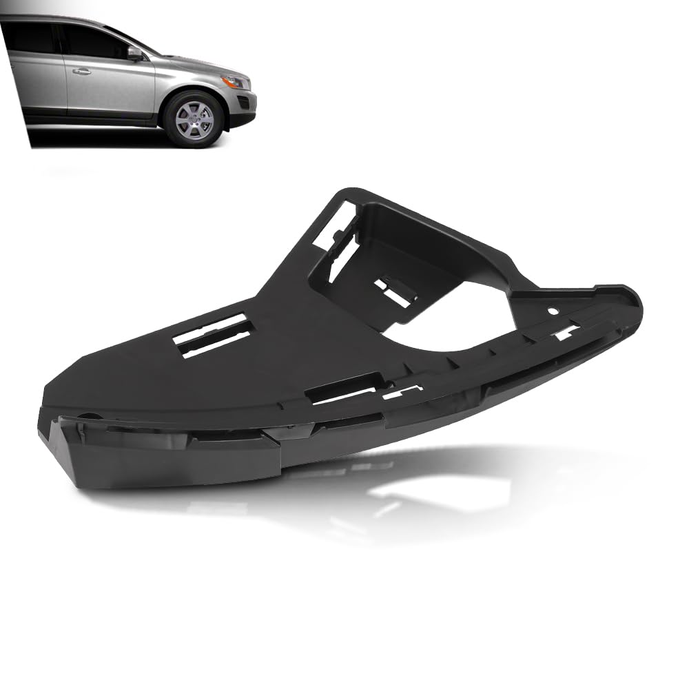 G-PLUS Headlight Holder Bracket Passenger Right Side Compatible with Volvo XC60 2009 2010 2011 2012 2013 30763434 Black