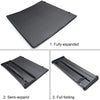 G-PLUS Lockable Tri-Fold 5ft 5'' Soft Truck Tonneau Bed Cover Compatible with Toyota Tacoma 2016-2021 Styleside Short Bed