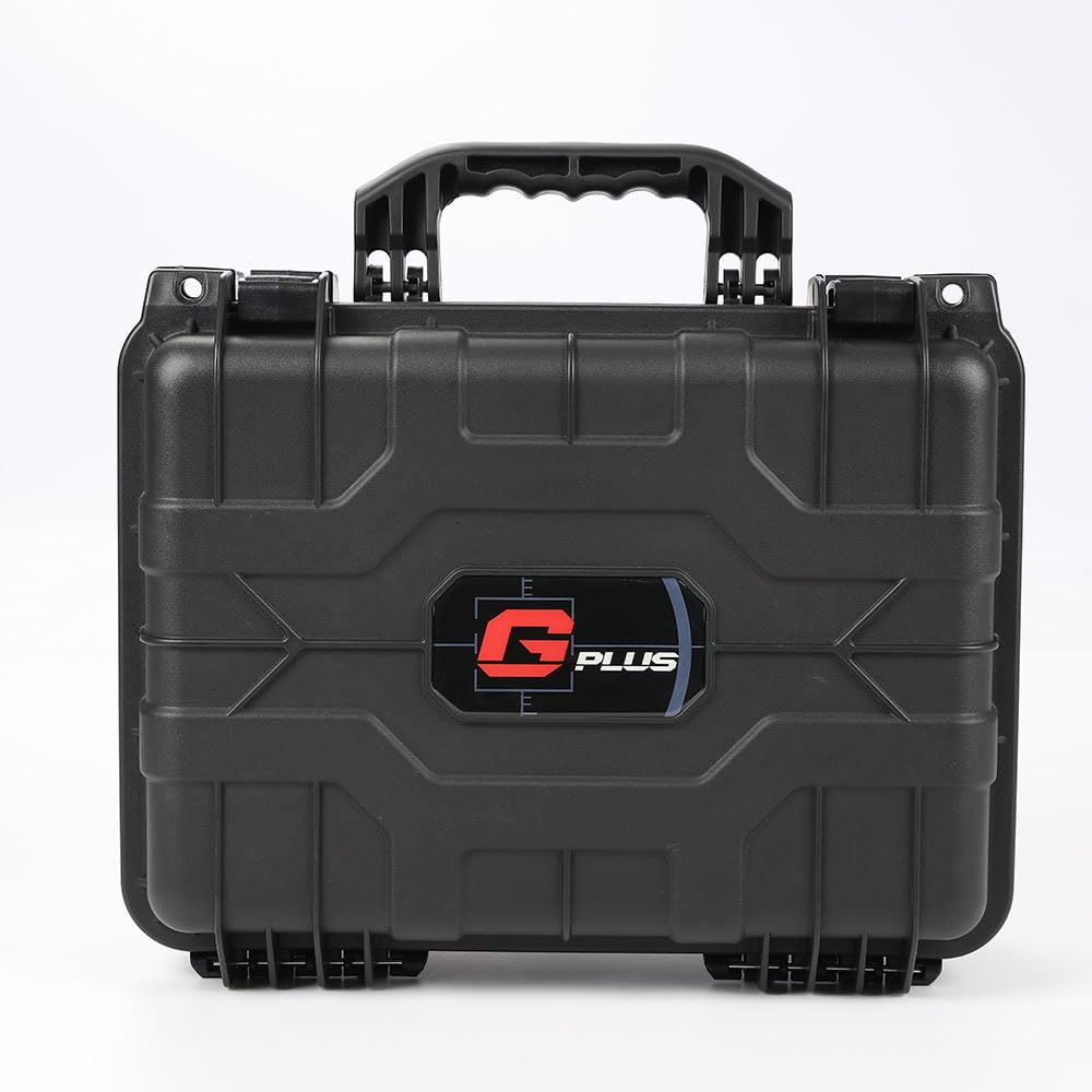 G-PLUS Hard VR Headset Carrying Case w/Foam Block Dividers,Waterproof Protector Storage Box Compatible with Meta Quest 3S/Quest 3/Quest 2,Travel Portable Case Fit Oculus Quest 3/Quest 2 Black Color