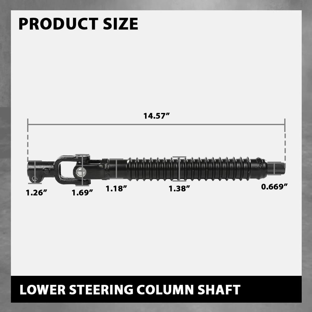 G-PLUS Lower Steering Column Shaft Compatible with Toyota 4Runner 2003-2009,Fit Toyota FJ Cruiser 2007-2009,Fit Lexus GX470 Base Base Sport Utility 4-Door 2003-2004 4520335310