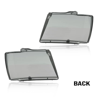 G-PLUS Headlight Lamps Protector Clear Lens Cover Smoke Compatible with 2007-2014 Chevy Tahoe Suburban 1500/2007-2013 Chevy Avalanche Suburban 2500