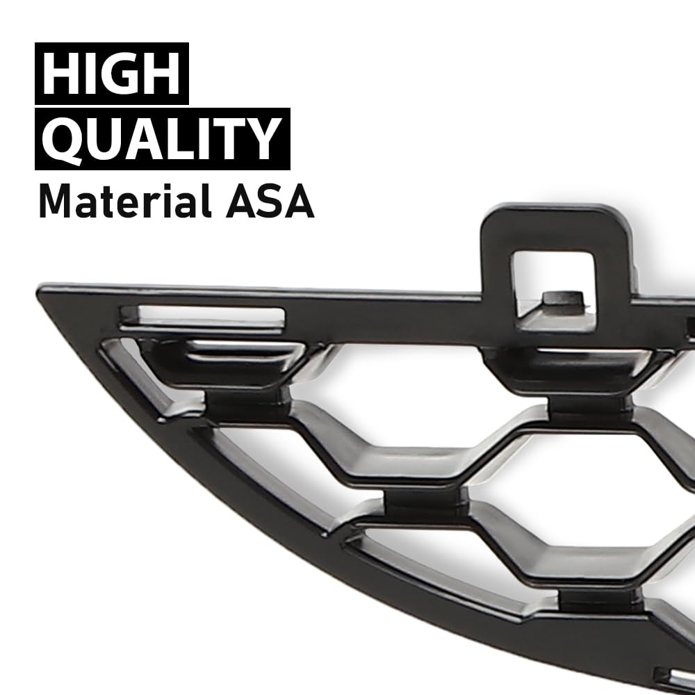 G-PLUS Front Bumper Grille Grill Compatible with Jaguar F-Type 2014-2017 Replacement for T2R2860