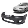 G-PLUS Front Bumper Cover Compatible with Hyundai Tiburon 2005-2006 Black Primed w/Fog Light Holes Replacemnet for 865112C500 HY1000153
