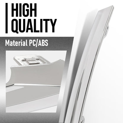 G-PLUS Front Bumper Molding Trim Cover Right & Left Compatible with Volvo XC60 2022 2023 2024 32227905, 32227906 Silver