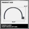 G-PLUS Front Left Wheel Flare Opening Molding Arch Trim Compatible with Audi Q5 Base 2018-2020, Not Fit SQ5 or Q5 S-line Fender Flare Driver Side 80A853717EGRU